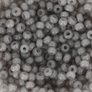 Preciosa Seed Beads 8/0 - 3 mm - Solgel - Grey 2 Dyed Alabaster x 20 g