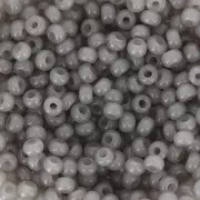 Preciosa Seed Beads 8/0 - 3 mm - Solgel - Grey 2 Dyed Alabaster x 20 g