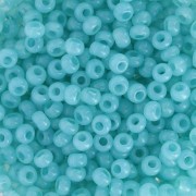 Preciosa Seed beads 8/0 - 3 mm - Solgel - Blue Green 2 Dyed Alabaster x20g