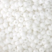 Preciosa Seed Beads 8/0 - 3 mm - Chalk White x 20 g