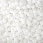 Preciosa Seed Beads 8/0 - 3 mm - Chalk White x 20 g