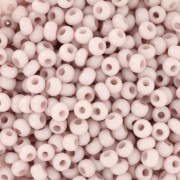 Preciosa Seed beads 8/0 - 3 mm - Solgel - Pink 1 Dyed Chalkwhite x20g
