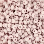 Preciosa Seed beads 8/0 - 3 mm - Solgel - Pink 1 Dyed Chalkwhite x20g