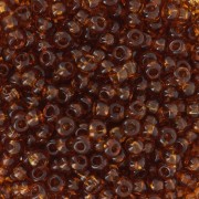 Preciosa Seed beads 8/0 - 3 mm - Dark Topaz x20g
