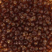 Preciosa Seed beads 8/0 - 3 mm - Dark Topaz x20g