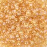 Preciosa Seed Beads 8/0 - 3 mm - Light Topaz Rainbow x 20 g