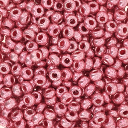 Preciosa Seed Beads 8/0 - 3 mm - Terra Metallic Rose x 20 g