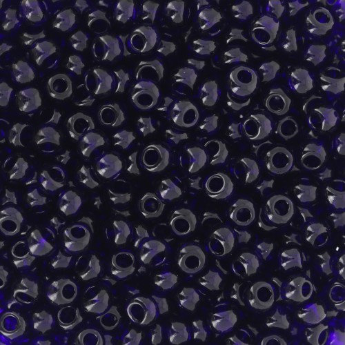 Preciosa Seed beads 8/0 - 3 mm - Dark Sapphire x20g
