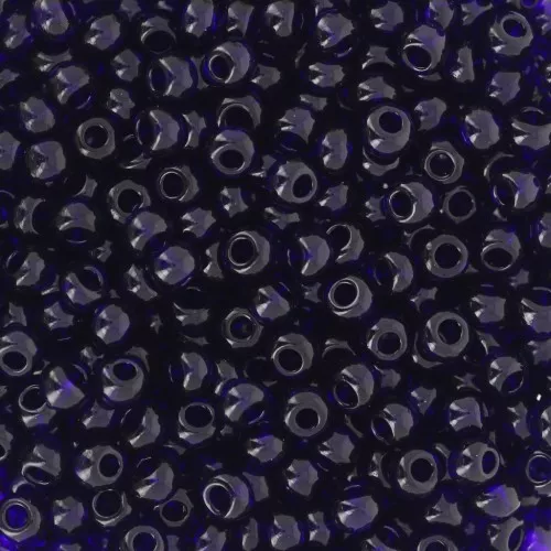 Preciosa Seed Beads 8/0 - 3 mm - Dark Sapphire x20g