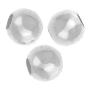 Round beads 3 mm - 925 Sterling Silver x50|raw }}