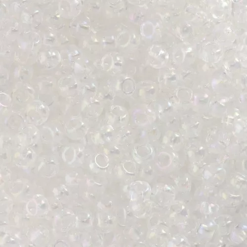 Preciosa Seed Beads 8/0 - 3 mm - Crystal Blue Iris x 20 g