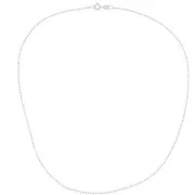 Diamante choker chain ball 1,5 mm 925 Sterling Silver x 42cm
