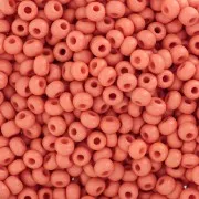 Preciosa Seed Beads 8/0 - 3 mm - PermaLux Matte Orange x20g