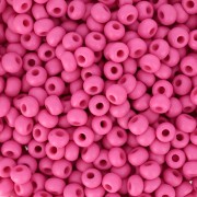 Preciosa Seed Beads 8/0 - 3 mm - Permalux Fuchsia Matte x20g
