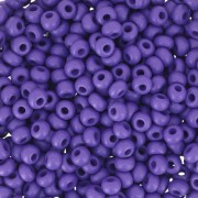 Preciosa Seed Beads 8/0 - 3 mm - Permalux Dark Violet Matte x 20 g