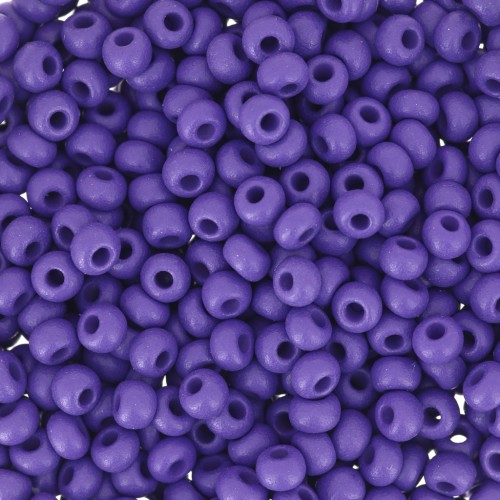 Preciosa Seed Beads 8/0 - 3 mm - Permalux Dark Violet Matte x 20 g