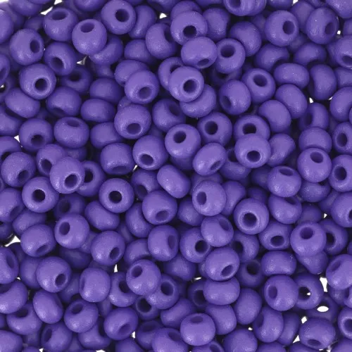 Preciosa Seed Beads 8/0 - 3 mm - Permalux Dark Violet Matte x 20 g