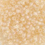 Preciosa Seed beads 8/0 - 3 mm - Pearl Pastel Lining - Apricot Sfinx x20g