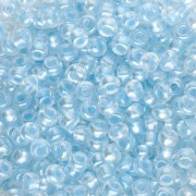 Preciosa Seed beads 8/0 3 mm - Crystal Lined Blue Pearl Sfinx x20g|raw }}