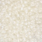 Preciosa Seed beads 8/0 3 mm - Crystal Lined Ivory Pearl Sfinx x20g