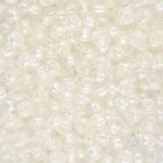 Preciosa Seed beads 8/0 3 mm - Crystal Lined Ivory Pearl Sfinx x20g