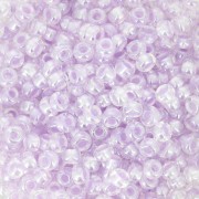Preciosa Seed beads 8/0 - 3 mm - Pearl Pastel Lining - Violet Sfinx x20g