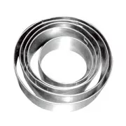 Set of mini metal cutters round x5