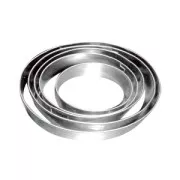 Set of mini metal cutters oval x5