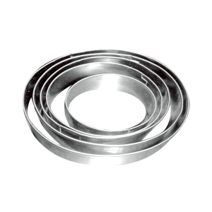 Set of mini metal cutters oval x5