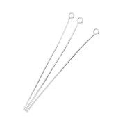 Round head nails 51x0.70 mm - Silver x 25