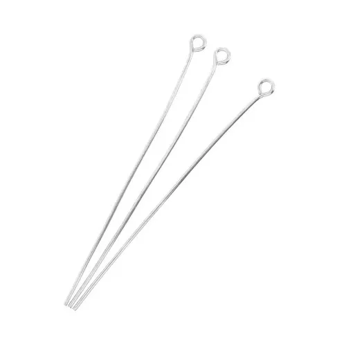 Round head nails 51x0.70 mm - Silver x 25