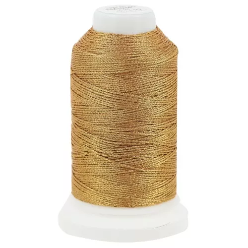 Liz metallic polyester thread size 10 - Gold n°340 x110m