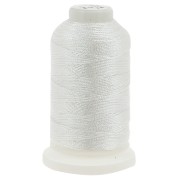 Liz metallic polyester yarn size 10 - Iridescent Snow n°344 x110m|raw }}