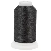 Fil en polyester Liz metallic taille 20 - Charcoal n°342 x192m