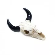 Buffalo skull to stick 54x48mm x1