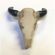 Buffalo skull to stick 54x48mm x1