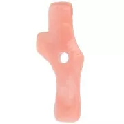 12x5mm Resin coral beads - Marbled coral x10