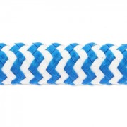 Braided cord 10 mm White/Blue x2.80m|raw }}