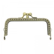 Double clasp for purse 105x65 mm bronze x1|raw }}