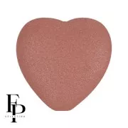 Heart - Perle coeur en verre 16x15 mm - Vogue Terracotta Mat x1 Perle coeur en verre 16x15 mm - Vogue Terracotta Mat x1