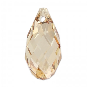 PureCrystal Drop 6010 17x8.5mm Crystal Golden Shadow x1