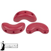 5x10mm Arcos® glass beads by Puca® - Vogue Hibiscus Mat x10g|raw }}