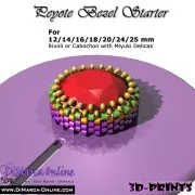 Peyote Bezel Starter Set 7 Sizes - Sunshine x1