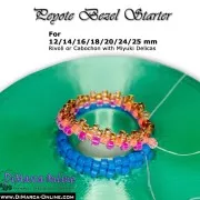 Peyote Bezel Starter Set 7 Sizes - Sunshine x1