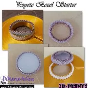 Peyote Bezel Starter Set 7 Sizes - Sunshine x1