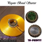Peyote Bezel Starter Set 7 Sizes - Sunshine x1