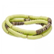 Bracelet sequins spangles  18 cm Anis x1