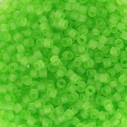 Miyuki Delica 11/0 DB1266 - Matte Tr Lime x 8g|raw }}