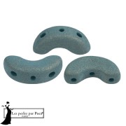 5x10mm Arcos® glass beads by Puca® - Trendy Persian Blue Mat x10g|raw }}