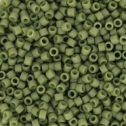 Miyuki Delica 11/0 DB0391-1 - Opaque Olive Glazed Luster x 8g